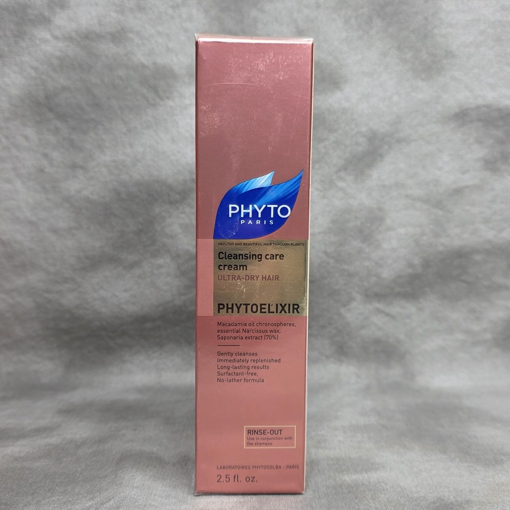 PHYTO Cleansing Care Cream 2.5 fl oz‎ SEALED for Ultra Dry Hair